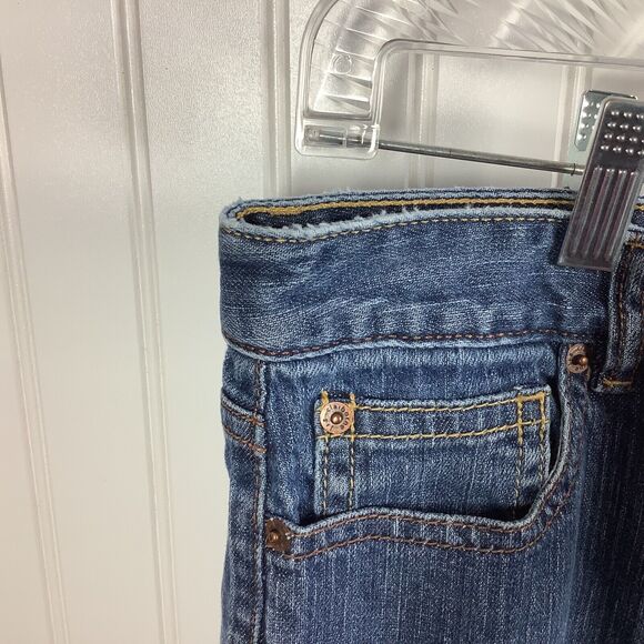 Liz Claiborne Womens Size 16 R Petite Boyfriend Jeans Embroidered pocket - Picture 7 of 9